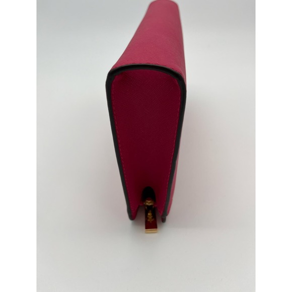 Michael Kors Jet Set Large Crossbody Clutch Ultra Pink Convertible EUC - Picture 6 of 12